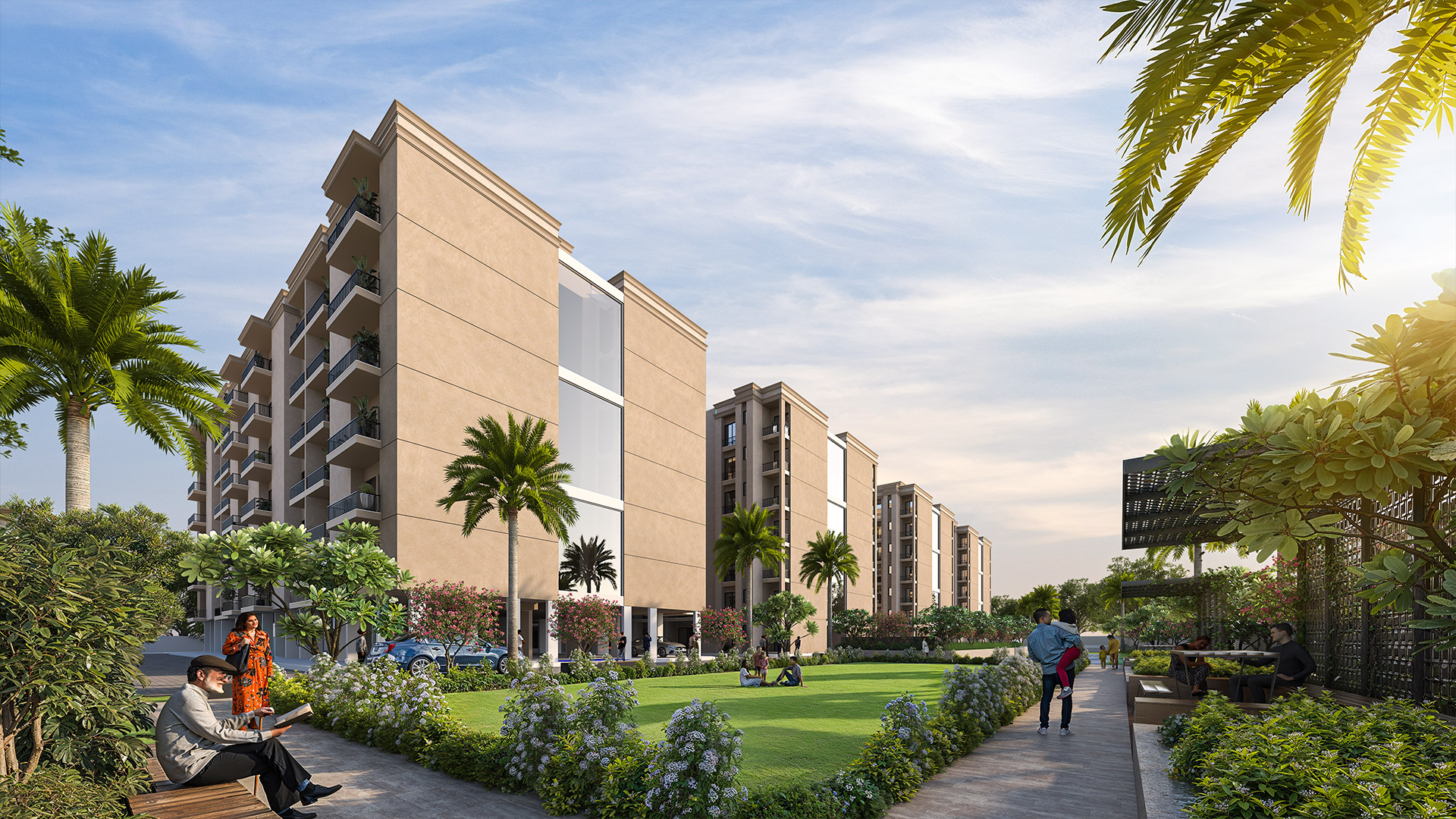 Evara Shades Building Exterior